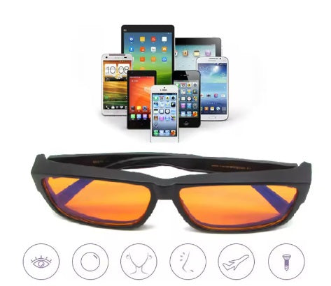 Blue Light Blocking Eye Glasses - Black Frame