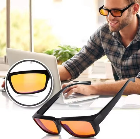 Blue Light Blocking Eye Glasses - Black Frame