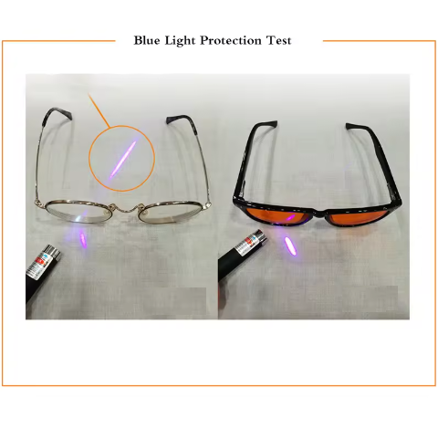 Blue Light Blocking Eye Glasses - Black Frame
