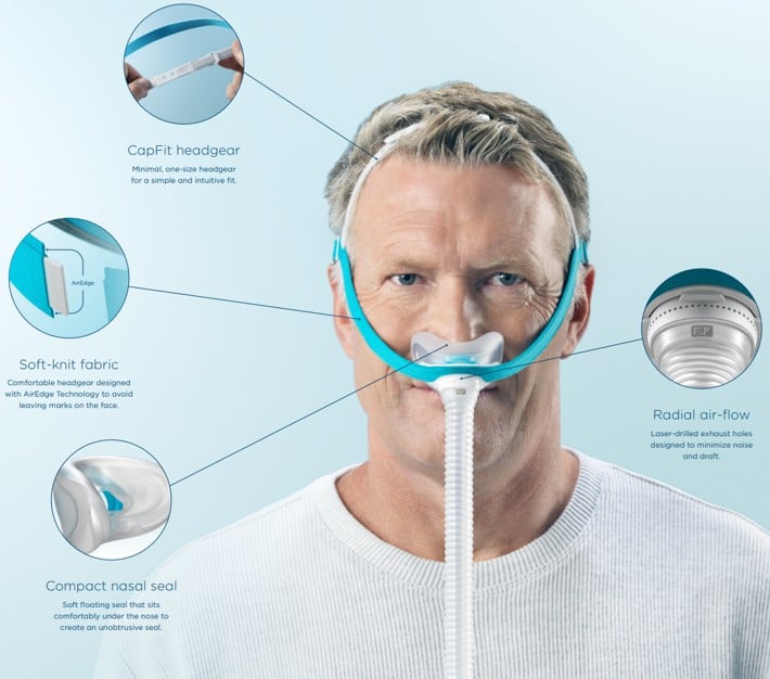 Fisher & Paykel Evora Nasal Mask - Fit pack (includes S|M|L seals)